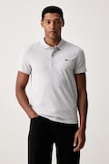 Lacoste polo tričko pánske s bavlnou sivé DH5522
