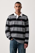 Levi's longsleeve męski bawełniany CLASSIC LS RUGBY szary A3120