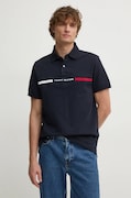 Tommy Hilfiger polo męski kolor granatowy z aplikacją MW0MW38130