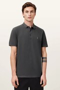 AllSaints polo męskie bawełniane szare M075PB