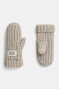 Dětské rukavice s příměsí vlny UGG CHUNKY MITTEN béžová barva, 100030