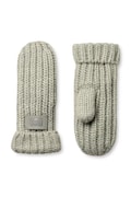 Παιδικά γάντια με μείγμα μαλλιού UGG CHUNKY MITTEN χρώμα: μπεζ, 100030