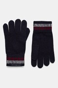 Вовняні рукавички Tommy Hilfiger колір синій AM0AM12827
