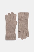 United Colors of Benetton rękawiczki wełniane kolor brązowy 1202U0725