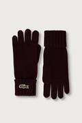 Lacoste rękawiczki wełniane czarne RV0452