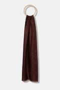Moschino szalik wełniany kolor bordowy gładki M2943 3232