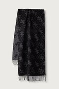 Guess σάλι γυναικείο από βισκόζη μαύρο AW5217 VIS03