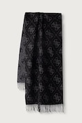 Guess σάλι γυναικείο από βισκόζη μαύρο AW5217 VIS03
