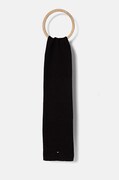 Tommy Hilfiger sciarpa in cotone per bambini colore nero AU0AU01566