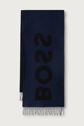 BOSS sciarpa da uomo con lana Rikard_35*180 nera 50527099