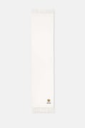 Moschino esarfa de lana culoarea bej, neted, M5783 50124