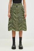 Alpha Industries fusta MA-1 Midi Skirt culoarea verde, midi, evazati, 148067