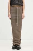 Rick Owens gonna Pull On Pillar Skirt colore grigio DS02D2332.RIG