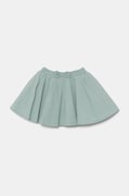 Дитяча вельветова спідниця United Colors of Benetton колір зелений mini розкльошена 4O5GG000Y
