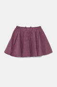 Дитяча вельветова спідниця United Colors of Benetton колір фіолетовий mini розкльошена 4O5GG000Y