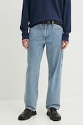 Bavlněné kalhoty Levi's modrá barva, jednoduché, 568 LOOSE STRT