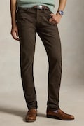Polo Ralph Lauren slim fit da uomo marrone 710956083