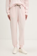 BOSS pantaloni loungewear da donna CP Stripe Pants Cuff rosa high waist 50524759
