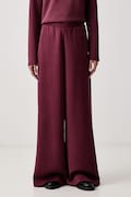 Guess teplákové nohavice dámske OLYMPE burgundské high waist V4YB07 KCAY2