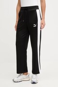 Puma spodnie dresowe Iconic T7 Straight Leg Track Pants kolor czarny wzorzyste 627996