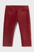 Mayoral spodnie dziecięce kolor czerwony gładkie 514