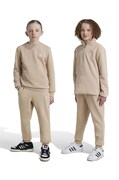 Dječji donji dio trenirke adidas Originals PANTS boja: bež, bez uzorka, IX5296