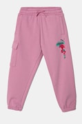 Дитячі спортивні штани Puma X TROLLS Cargo Pants TR колір рожевий з принтом 627379