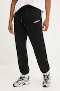 Tepláky Guess Jeans čierna farba, jednofarebné, M4YB18 K9V31