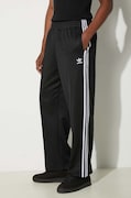 Hlače adidas Originals Adicolor Baggy Fit Firebird Pant za muškarce, boja: crna, ravni kroj, IZ4801