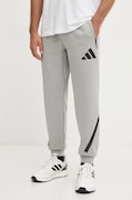 Спортивні штани adidas ZNE колір сірий меланж JF2446
