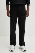 HUGO pantaloni de trening din bumbac culoarea negru, cu imprimeu, 50529110