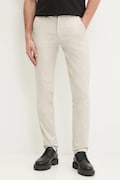 Calvin Klein pantaloni barbati, culoarea bej, mulata, K10K113429