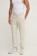 Tommy Hilfiger pantaloni de trening culoarea bej, melanj, MW0MW37231