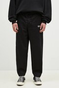 NEIGHBORHOOD spodnie bawełniane Easy Pants kolor czarny proste 242TSNH.PTM02