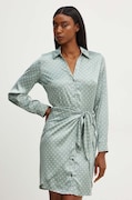 Guess rochie ALYA culoarea verde, mini, evazată, W4YK35 WF1T2