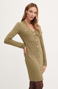 Pinko rochie culoarea verde, mini, dreaptă, 103974 A21T