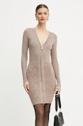 Сукня Marciano Guess HERMIONE колір коричневий midi пряма 4BGK91 5661Z