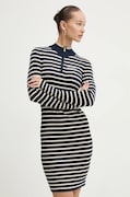 Tommy Jeans rochie culoarea bleumarin, mini, mulată, DW0DW19836