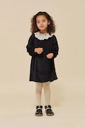 Konges Sløjd sukienka dziecięca VENOLA DRESS GRS kolor czarny mini rozkloszowana KS102136