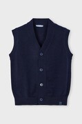 Detská vesta Mayoral tmavomodrá farba, tenký, 4345