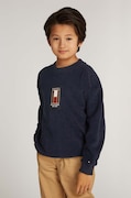 Tommy Hilfiger pulover copii culoarea albastru marin, KB0KB09186