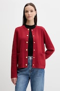 Двосторонній кардиган Tommy Hilfiger колір бежевий легкий WW0WW40846