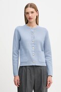 Obojstranný kardigan Tommy Hilfiger béžová farba, ľahké, WW0WW40846
