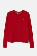 Tommy Hilfiger cardigan in cotone colore rosso WW0WW43329