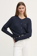 Tommy Hilfiger cardigan pentru femei din bumbac bleumarin WW0WW43329