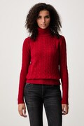 Polo Ralph Lauren sweter damski wełniany czerwony 211888686