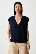 Polo Ralph Lauren kamizelka damska wełniana granatowa 211949994