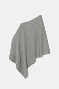United Colors of Benetton poncho din amestec de lână culoarea bej, 1235DU01A