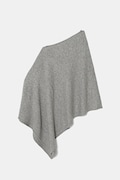United Colors of Benetton poncho din amestec de lână culoarea bej, 1235DU01A