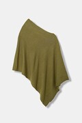 Pončo s prímesou vlny United Colors of Benetton béžová farba, 1235DU01A